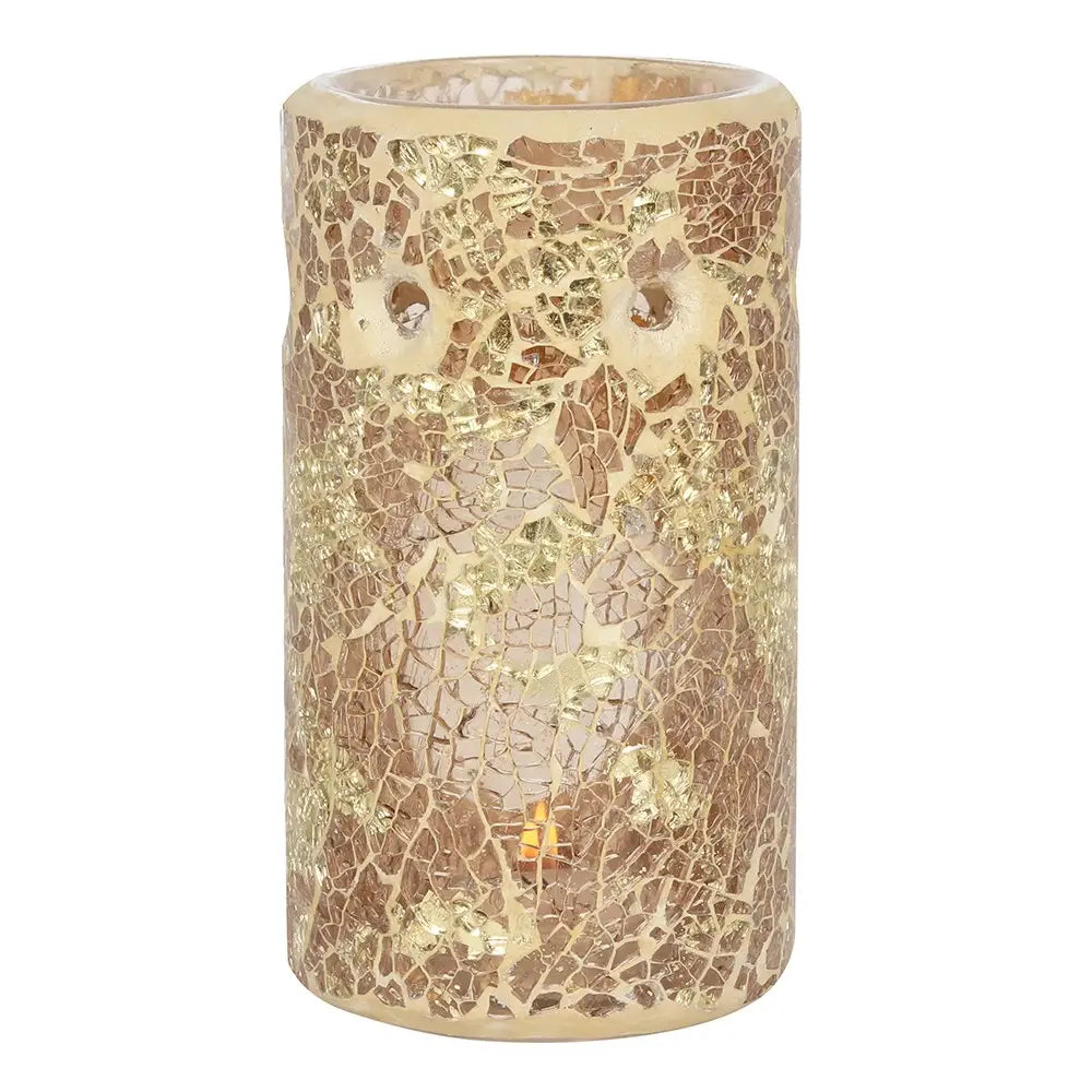 Gold Pillar Crackle Burner