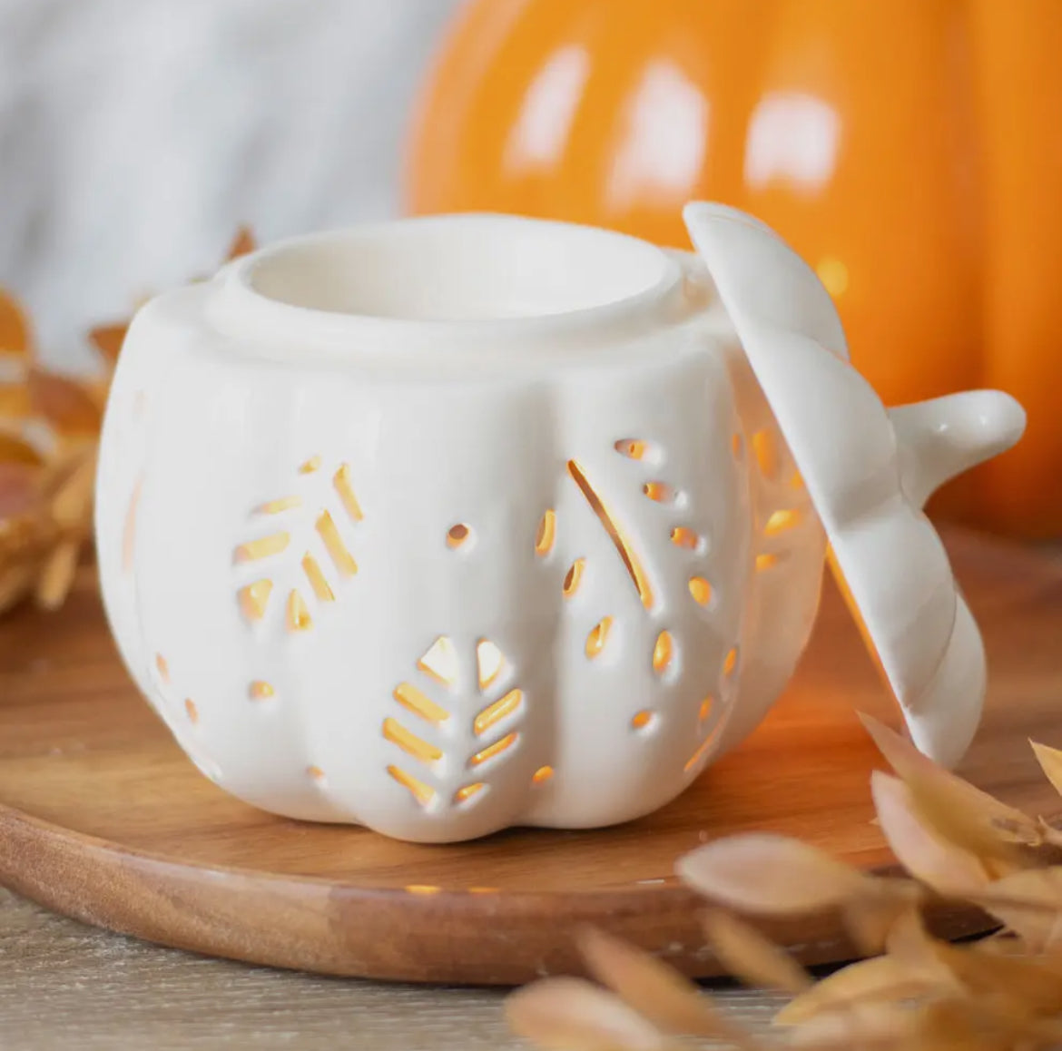 Autumn Leaves Pumpkin Burner