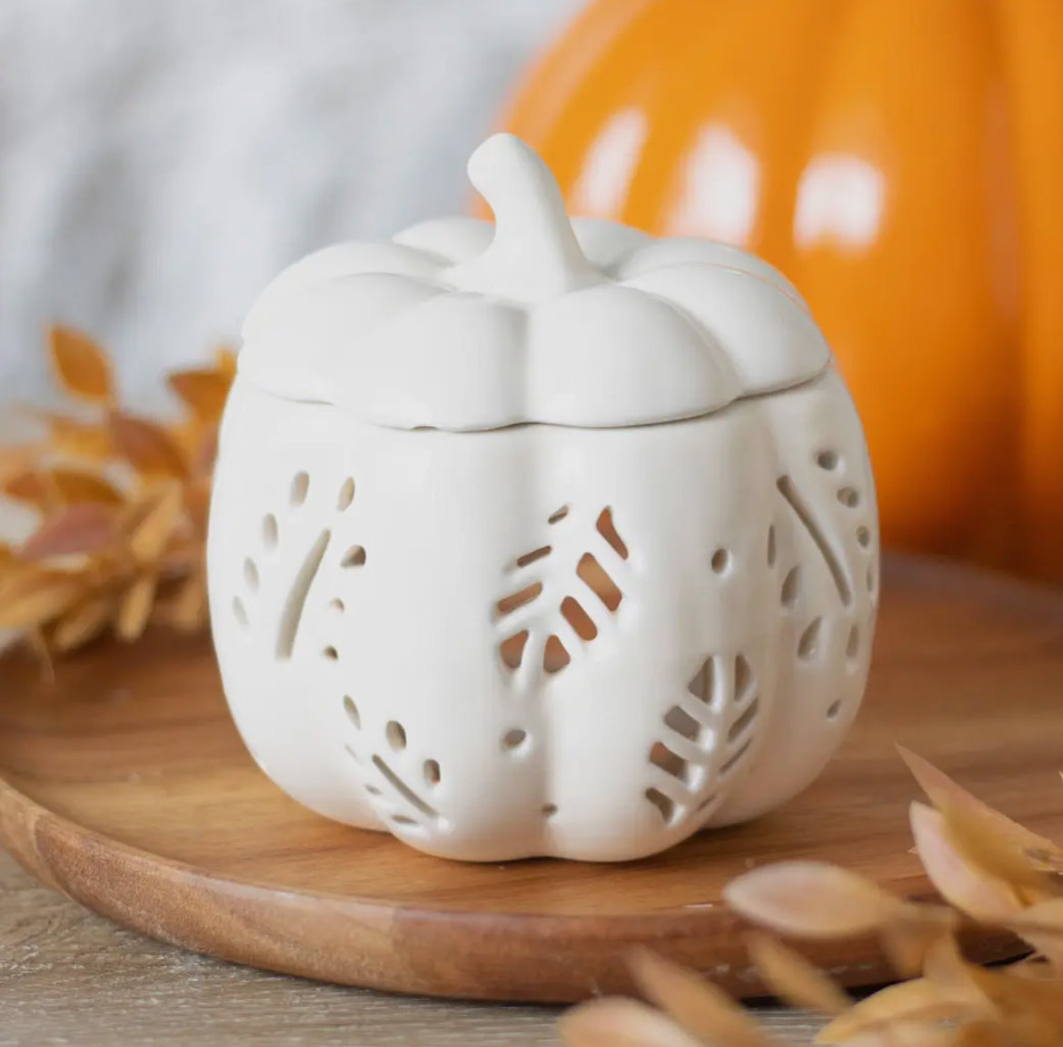 Autumn Leaves Pumpkin Burner